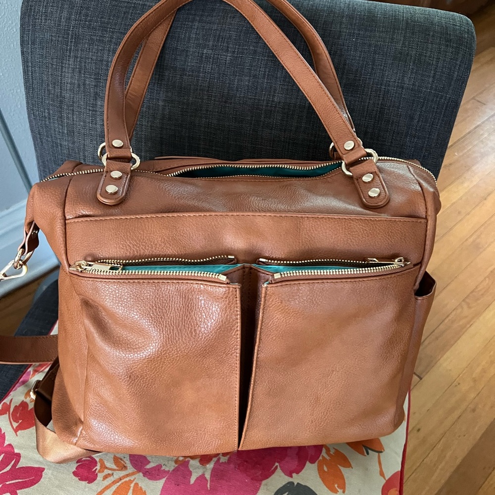 Convertible backpack diaper bag
